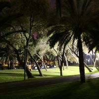 HaYarkon Park at night, Рамат-Хашарон