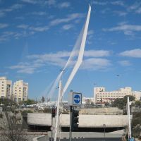 Puente de S Calatrava, Jerusalén, Иерусалим