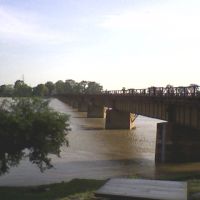 multi-purpose bridge used by railways as well as auto vehicles, Балли