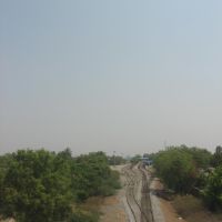 Railway line from overbridge view, Анантапур