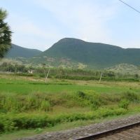 Nearing Vizianagaram Junction, View from Train, Визианагарам