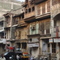 Nice wooden houses in Old city of Surat, Сурат
