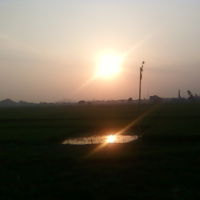 sunset, Дханбад