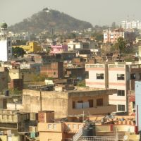 view of pahari mandir from p.p compound, Ранчи