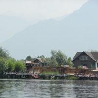 A shot from a Shikara Boat on Dal Lake: Srinagar, Kashmir Valley, Jammu & Kashmir, Сринагар