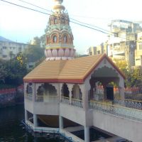 श्री फुटका तलाव गणेश मंदिर, सातारा.  Ganesh Temple in the Lake at Satara, Сатара