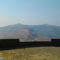 Kas Pathar View on Ajinkyatara Fort by Ruturaj, Сатара