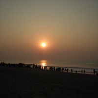 Sunrise at Puri Beach, Пури
