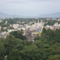 DSC04223 திண்டுக்கல்-பத்மகிரிகோட்டையிலிருந்து செயிண்ட் ஜோசப் தேவாலயம் view from Dhindukkal PadmagiriKottai02, Диндигул