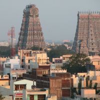 Madurai Skyline, Meenakshi-Sundareswarar temple, Мадурай