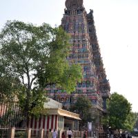 Meenakshi Sundareswarar Temple or Meenakshi Amman Temple. Madurai, India., Мадурай