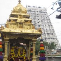 Golden Chariot at Arunachaleshwara Temple, Tiruvannamalai, Tamil Nadu, Тируваннамалаи