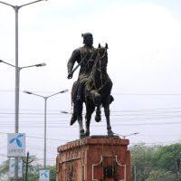 Agra, statue of the Maharaja Shivaji, Агра