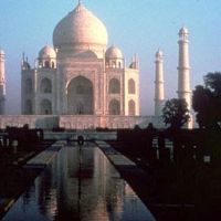 One of the many wonders of the world.The Taj Mahal in Agra., Агра