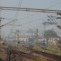 Dpak Malhotra, Zig Zag of Railway Lines, इलाहबाद रेलवे स्टेशन, Allahabad Junction, दिल्ली - बिहार - बंगाल - असम रेल मार्ग, उत्तर प्रदेश राज्य भारत, Uttar Pradesh, Bharat, Аллахабад