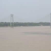 cable bridge via rail, Аллахабад