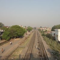 RAILWAY TRACKS TOWARDS DOMINGARH, Gorakhpur, Uttar Pradesh, India, Горакхпур