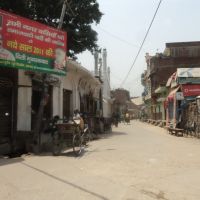 A street scene in Sambhal, Самбхал