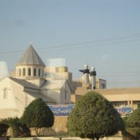 ابادان-همجواري مسجد و كليسا-abadan-neighborhood mosque and church, Абадан