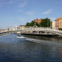 Hapenny Bridge, Dublin, Ireland, Дан-Логер