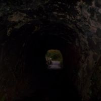 Túnel en la Senda del Oso. SANTO ADRIANO., Гийон
