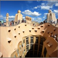 Casa Milà - La Pedrera - Antoni Gaudi -  World Heritage site by UNESCO - Barcelona - Catalunya - [By Stathis Chionidis], Барселона