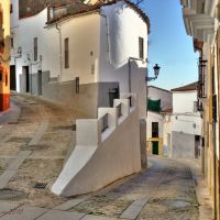 Los Caleros street in Caceres downtown: Unescos  Heritage of Mankind, Кацерес