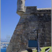 Ancla en el Castillo San Anton.A Coruña-Galicia-España., Ла-Корунья