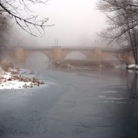Nieve, hielo, niebla y puente, Сория