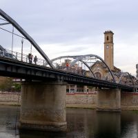 Puente sobre el Rio Ebro, Tortosa, Tarragona, Cataluña, España, Тортоса