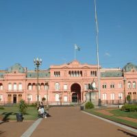 Argentina, Buenos Aires la Plaza de Moyo, le palais Présidentiel (casa rosada), Азул