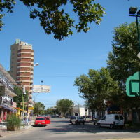 Campana (Bs.As.) - Vista del Bv.Sarmiento desde Plaza Italia- ecm, Кампана