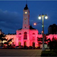Palacio Municipal de La Plata de noche / Buenos Aires, Ла-Плата