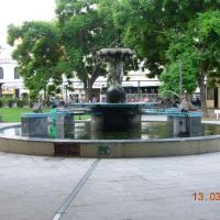 Rosario - Plaza Sarmiento - Fuente ( www.alepolvorines.com.ar ), Росарио
