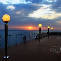 Bari, sunset view, Бари