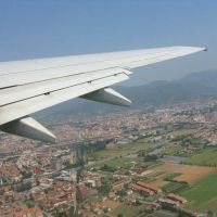 Bergamo, Italy, In Flight View, Бергамо