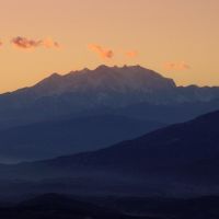 Il Monte Rosa - visto da Brunate (CO), Комо