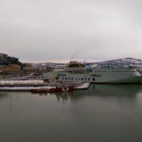 Snowy Ancona port, Анкона