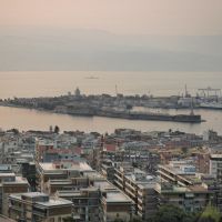 Vista del Puerto de Messina, Мессина