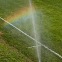 Lawn sprinkler rainbow, Верцелли