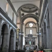Arezzo: linterno della Chiesa della SS. Annunziata (19-08-2010), Ареццо