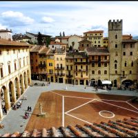 Arezzo view Piazza Grande..© by leo1383, Ареццо