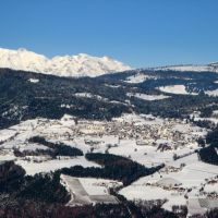 Colle - Kohlern: vista di San Genesio Atesino - Jenesien, Больцано
