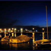 Blue Hour with Boats, Триест