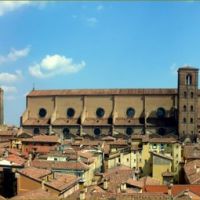Bologna-Insolito panorama verso levante, Болонья