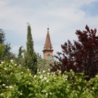 Campanile dai giardini della Rocca., Фенца