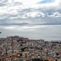 Neapol - widok z Zamku Sant Elmo, Неаполь