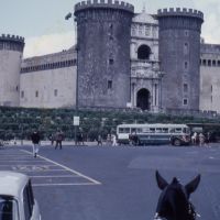 1961 5 Napoli, Piazza Municipio e Maschio Angioino, Неаполь