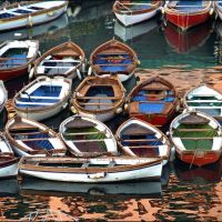 Le barche del Borgo Marinari, Неаполь