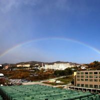 Rainbow surrounding St. Carlo Hospital, Потенца